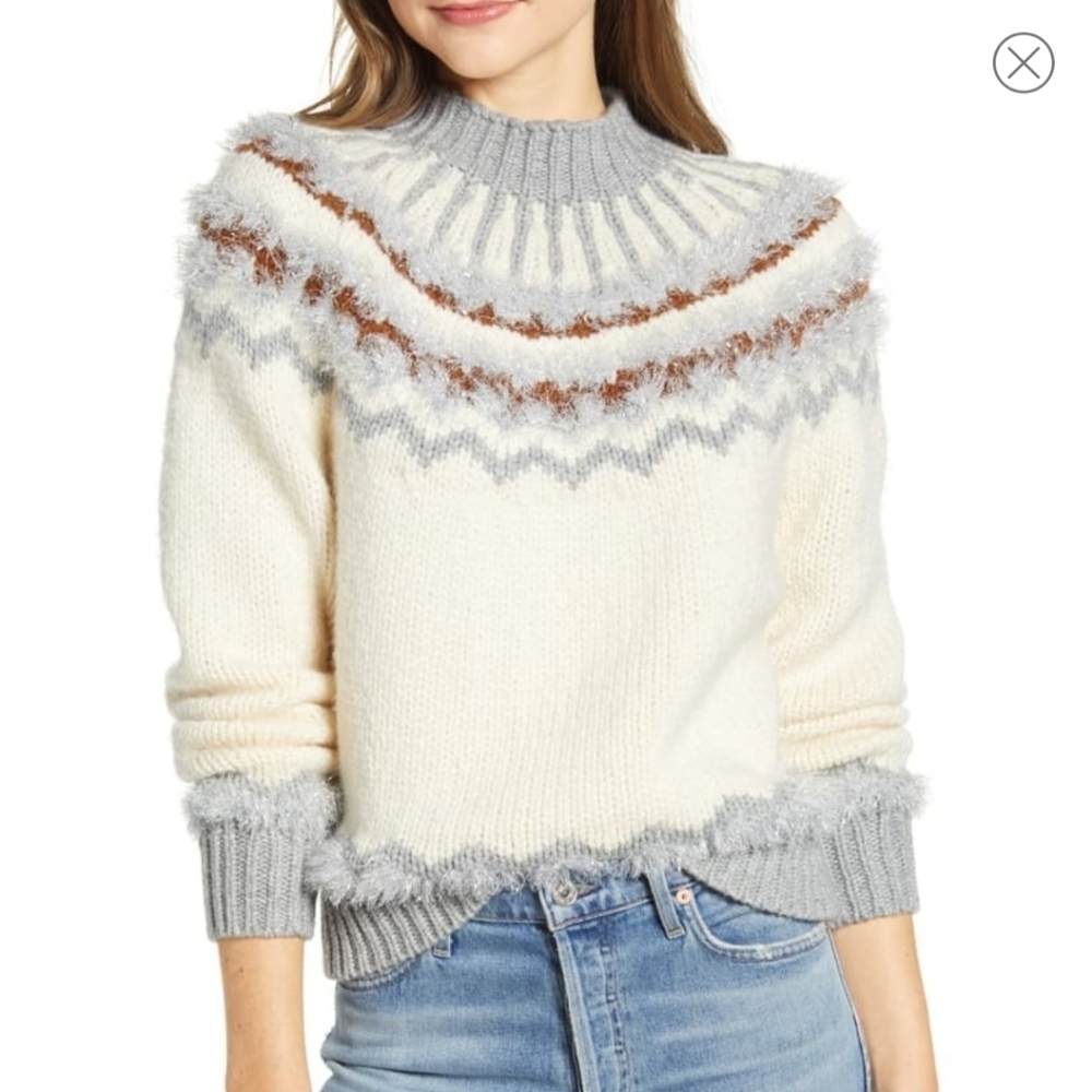 Lou and Grey Fair Isle sweater sz XL